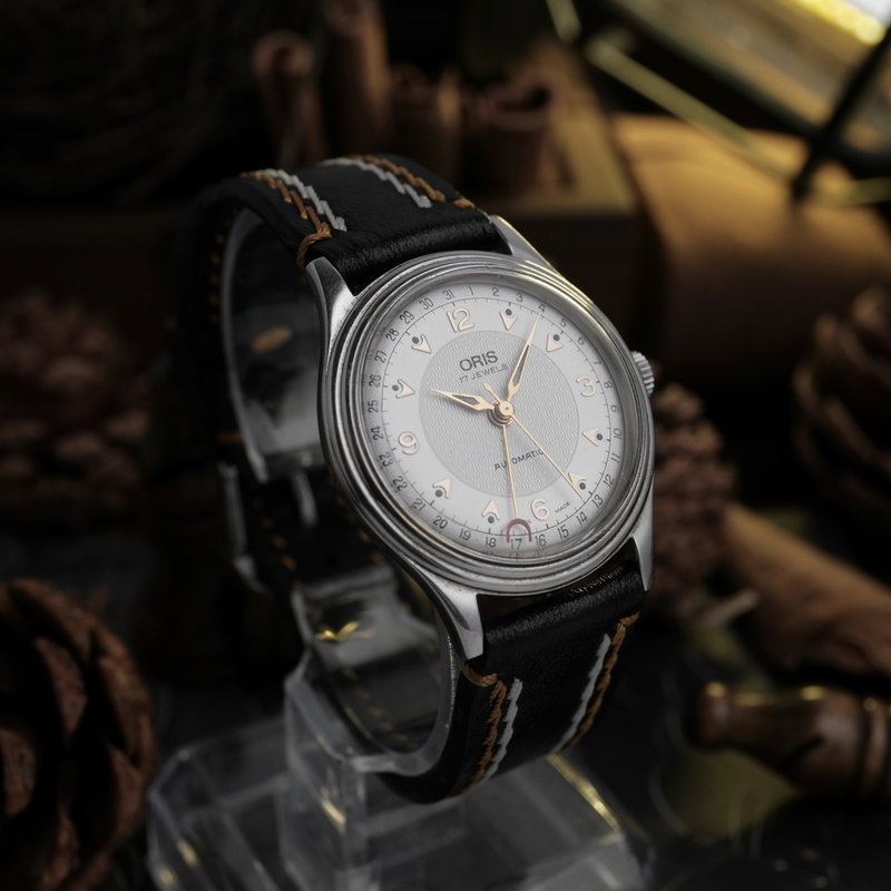 Oris Oris - Pointer Date Guilloche Dial 'Serviced' - No reserve price - 7403-40B - Men - 1990-1999 vintage watch - image 5