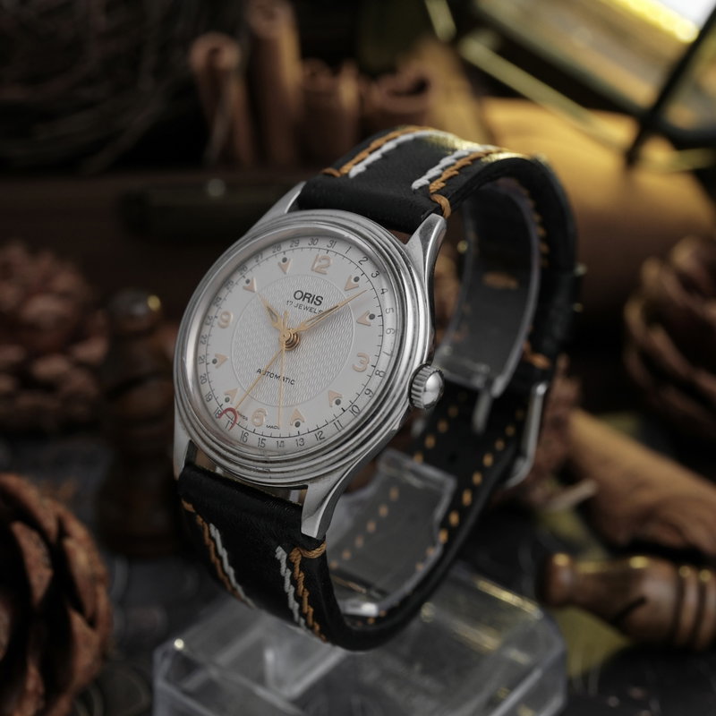 Oris Oris - Pointer Date Guilloche Dial 'Serviced' - No reserve price - 7403-40B - Men - 1990-1999 vintage watch - image 6