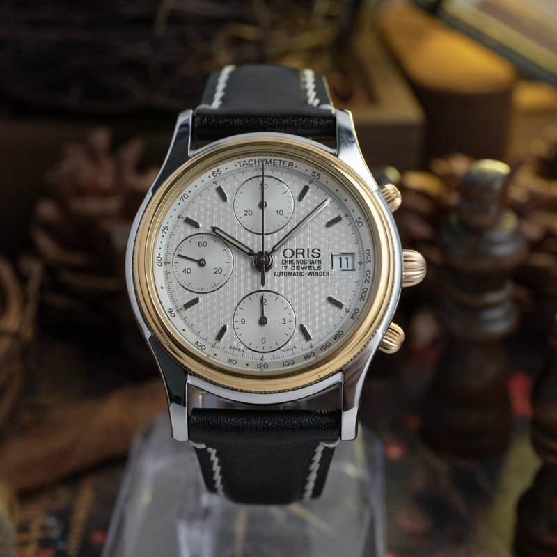 Oris Oris - Chronograph Automatic Valjoux 7750 - Sans prix de réserve - 7415 - Homme - 1990-1999 vintage watch - image 1