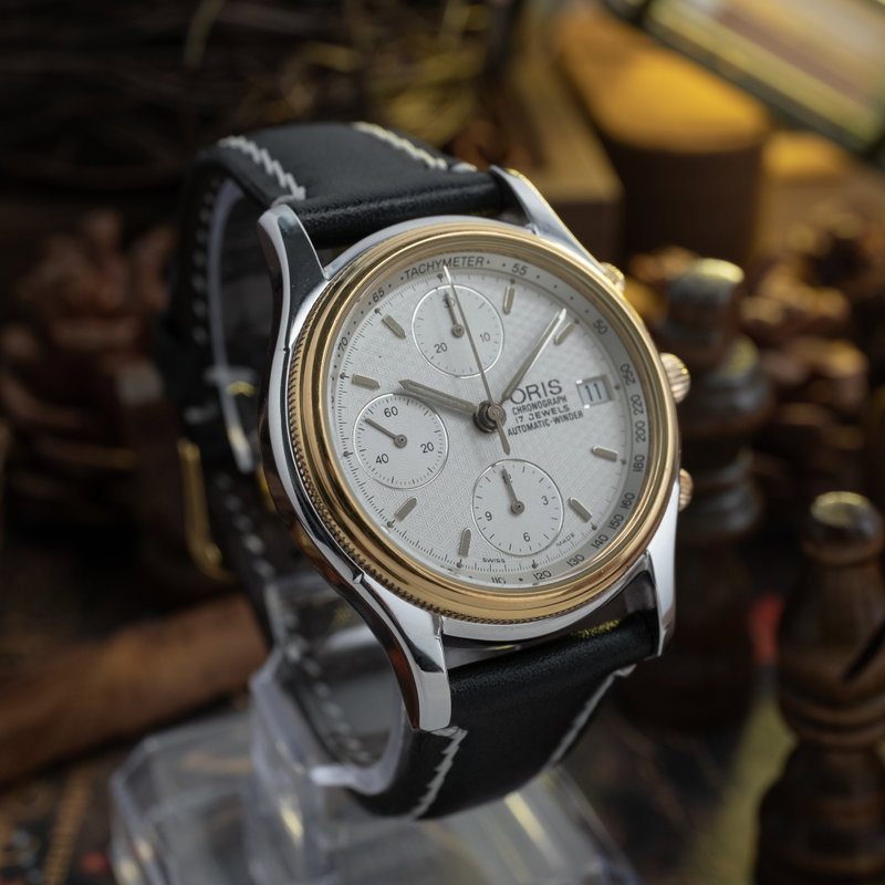 Oris Oris - Chronograph Automatic Valjoux 7750 - Sans prix de réserve - 7415 - Homme - 1990-1999 vintage watch - image 4