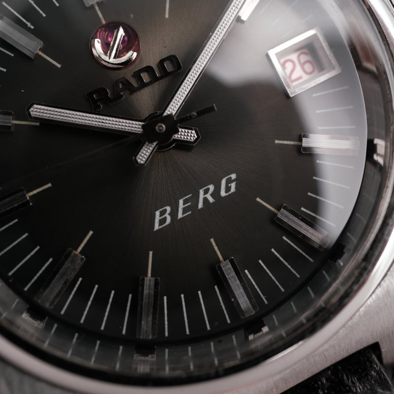 Rado Rado - Berg Automatic Date Grey Sunburst Dial 'Serviced' - No reserve price - G1031005 - Men - 1970-1979 vintage watch - image 11