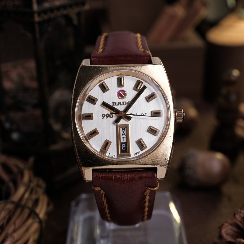 Rado Rado - 990 De Luxe - Ingen mindstepris - 11861 - Mænd - 1970-1979 vintage watch - image 2
