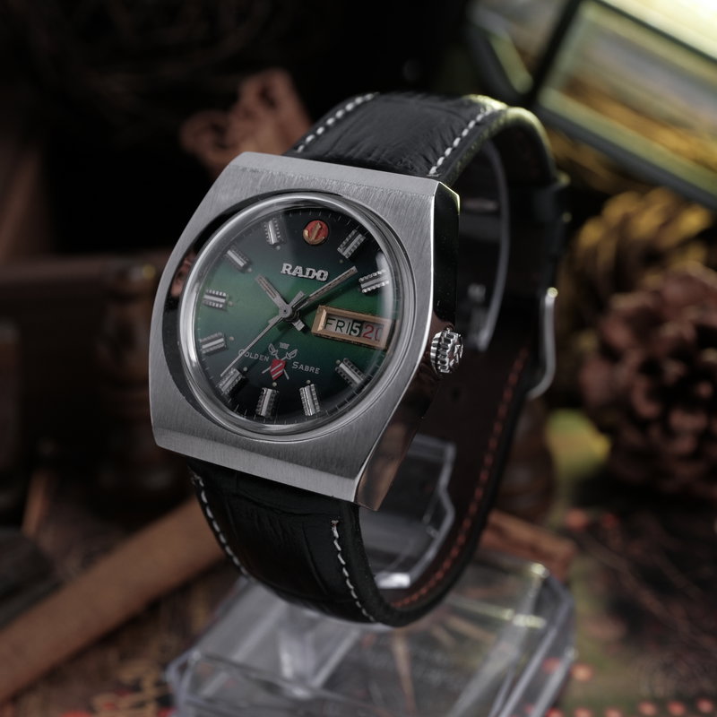 Rado Rado - Golden Sabre - Sans prix de réserve - ETA Caliber 2789 - Homme - 1970-1979 vintage watch - image 3
