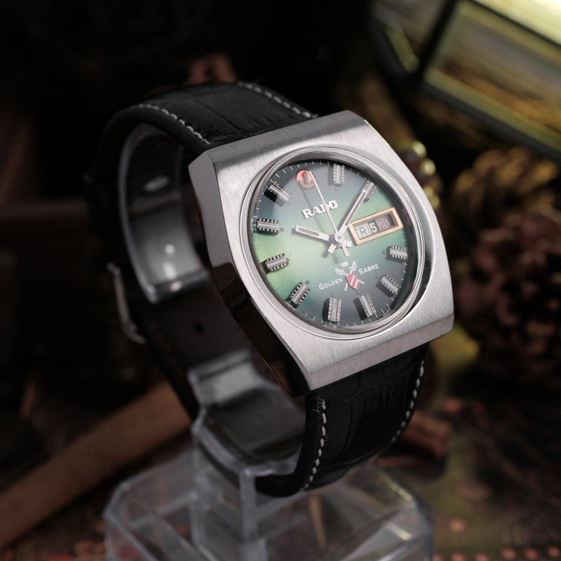 Rado Rado - Golden Sabre - Sans prix de réserve - ETA Caliber 2789 - Homme - 1970-1979 vintage watch - image 4
