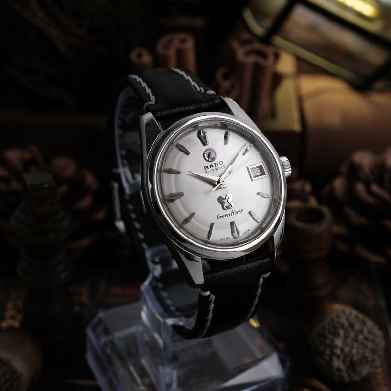 Rado Rado - Green Horse - No reserve price - 11700 - Men - 1960-1969  vintage watch - image 7