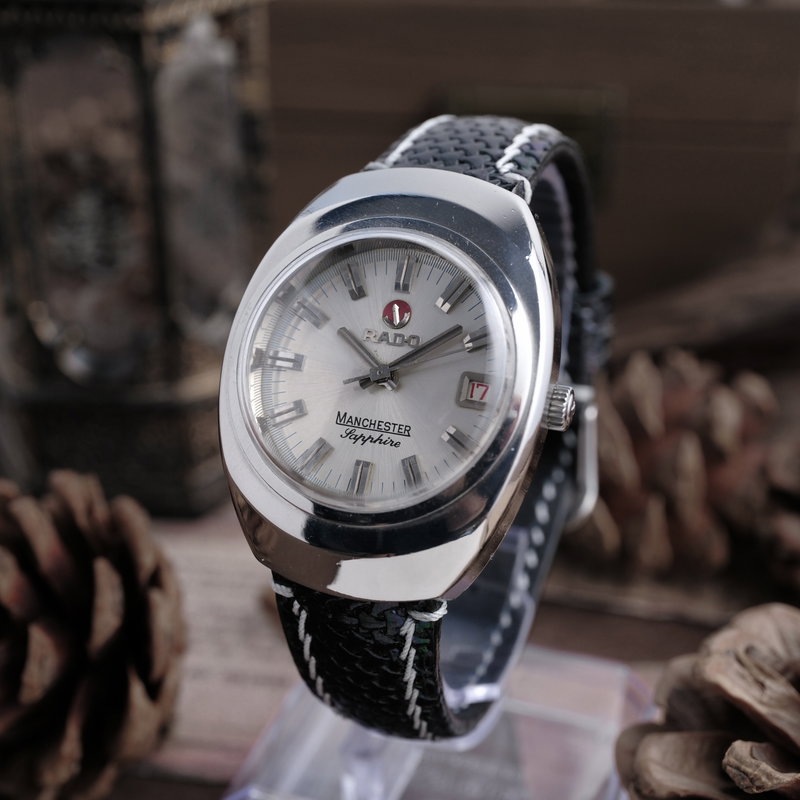 Rado Rado - Manchester Sapphire - Zonder minimumprijs - 11006 - Heren - 1970-1979 vintage watch - image 11