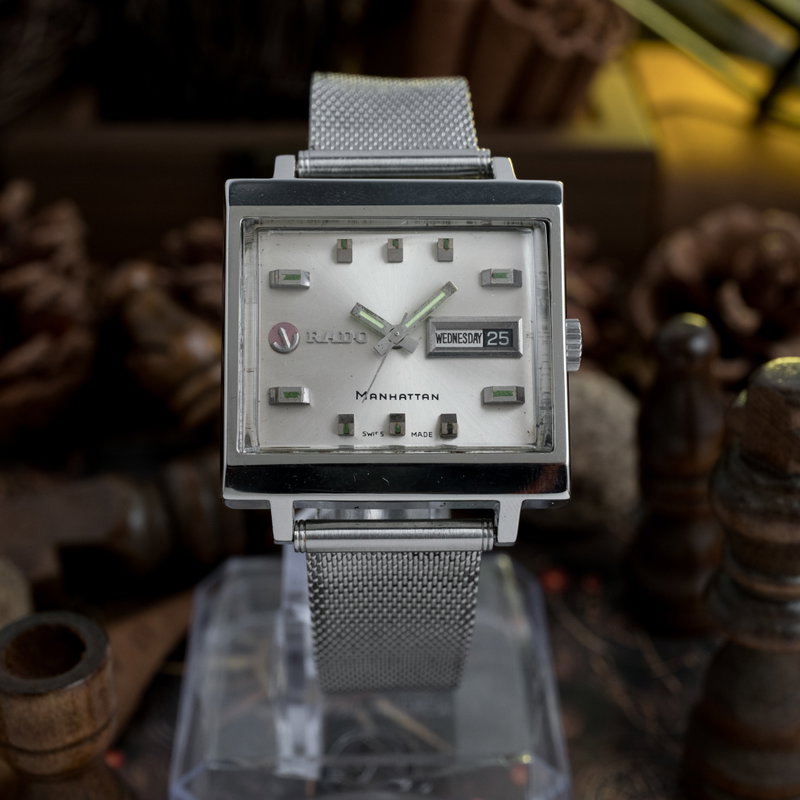 Rado Rado - Manhattan 'Serviced' - Ingen mindstepris - 11815 - Mænd - 1970-1979 vintage watch - image 2