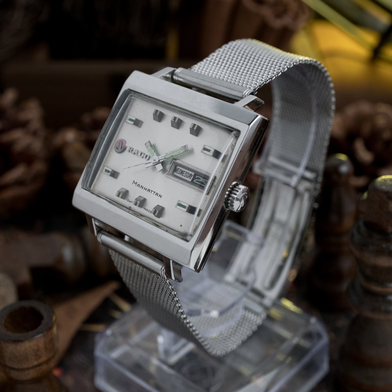Rado Rado - Manhattan 'Serviced' - Ingen mindstepris - 11815 - Mænd - 1970-1979 vintage watch - image 3