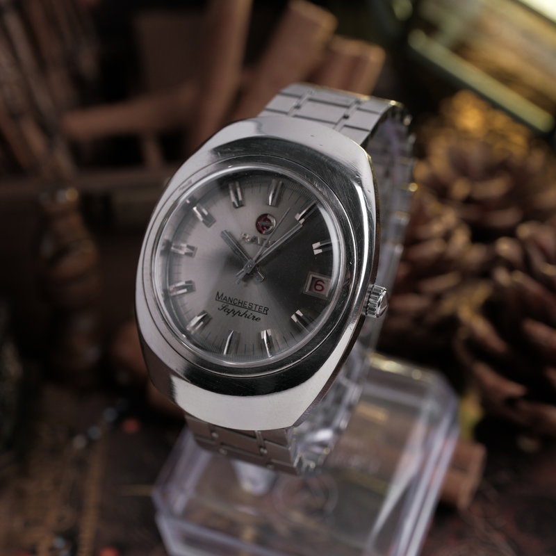 Rado Rado - Manchester Sapphire - Zonder minimumprijs - 65667 - Heren - 1970-1979  vintage watch - image 3