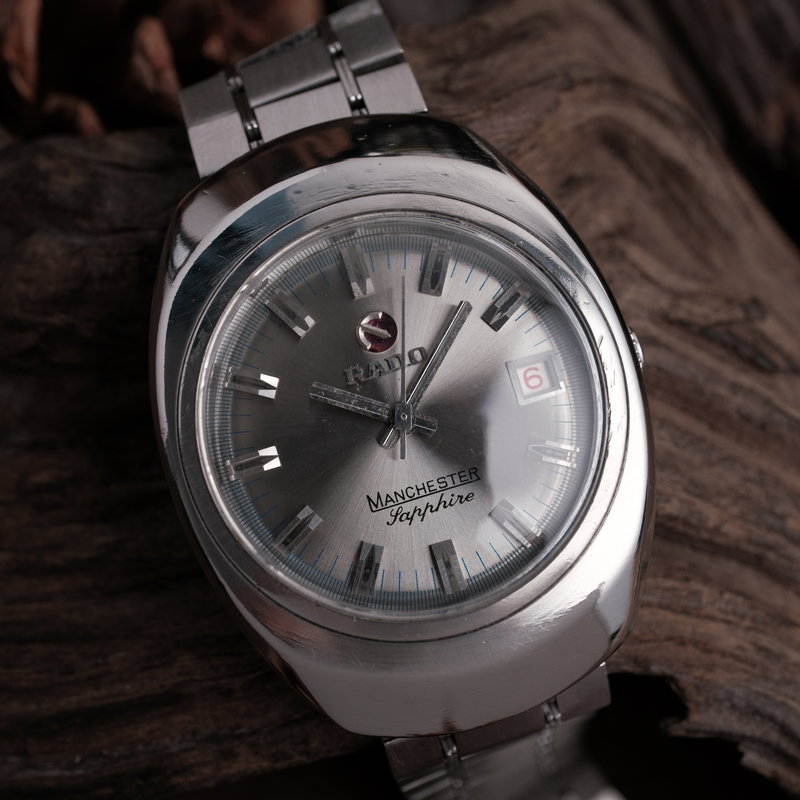 Rado Rado - Manchester Sapphire - Zonder minimumprijs - 65667 - Heren - 1970-1979  vintage watch - image 1