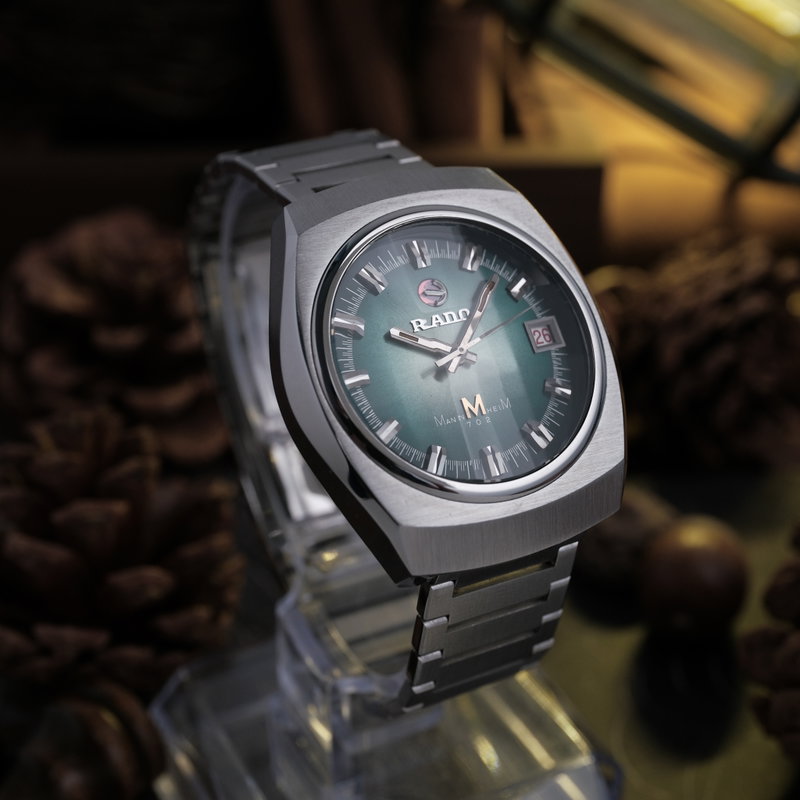 Rado Rado - Mannheim 702 Green Fumé Dial - No reserve price - 74206962 - Men - 1970-1979 vintage watch - image 2