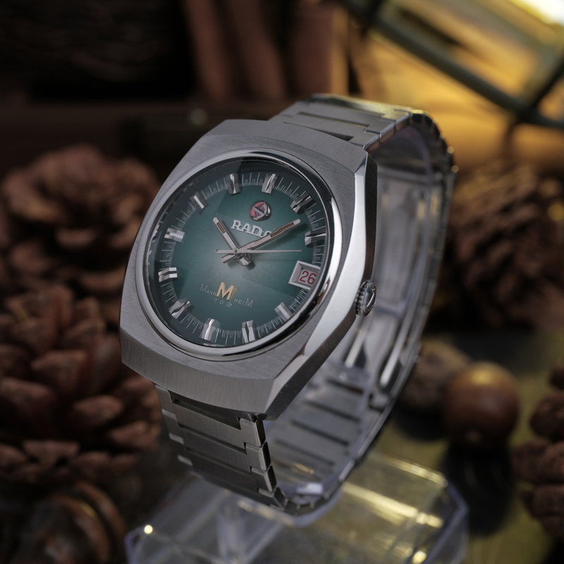 Rado Rado - Mannheim 702 Green Fumé Dial - No reserve price - 74206962 - Men - 1970-1979 vintage watch - image 3