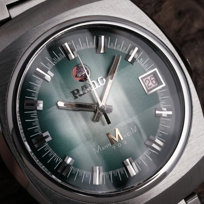 Rado Rado - Mannheim 702 Green Fumé Dial - No reserve price - 74206962 - Men - 1970-1979 vintage watch - image 7