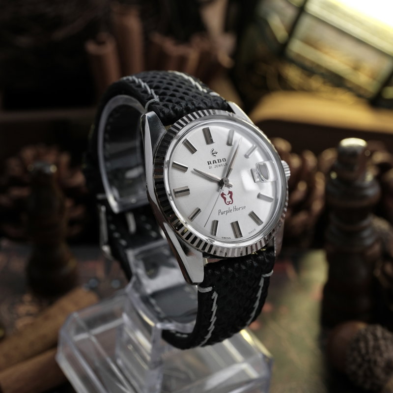 Rado Rado - Purple Horse - Ohne mindestpreis - 11744/1 - Herren - 1970-1979  vintage watch - image 3