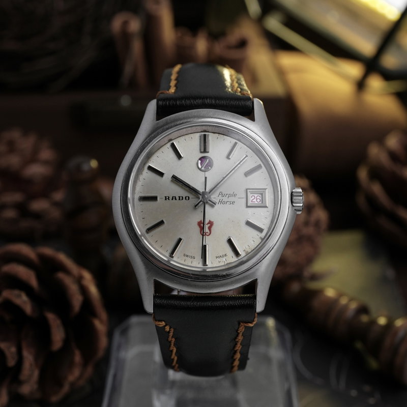 Rado Rado - Purple Horse - No reserve price - 11794 - Men - 1970-1979 vintage watch - image 1