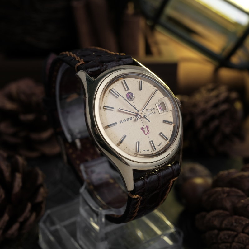 Rado Rado - Purple Horse - No reserve price - 11795 - Men - 1970-1979 vintage watch - image 2