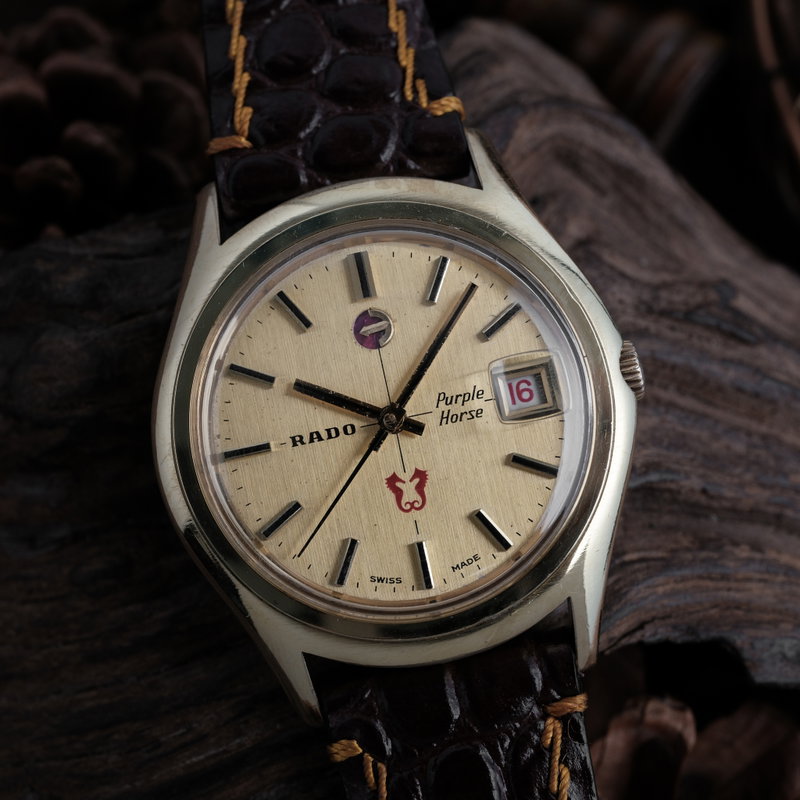 Rado Rado - Purple Horse - No reserve price - 11795 - Men - 1970-1979 vintage watch - image 8