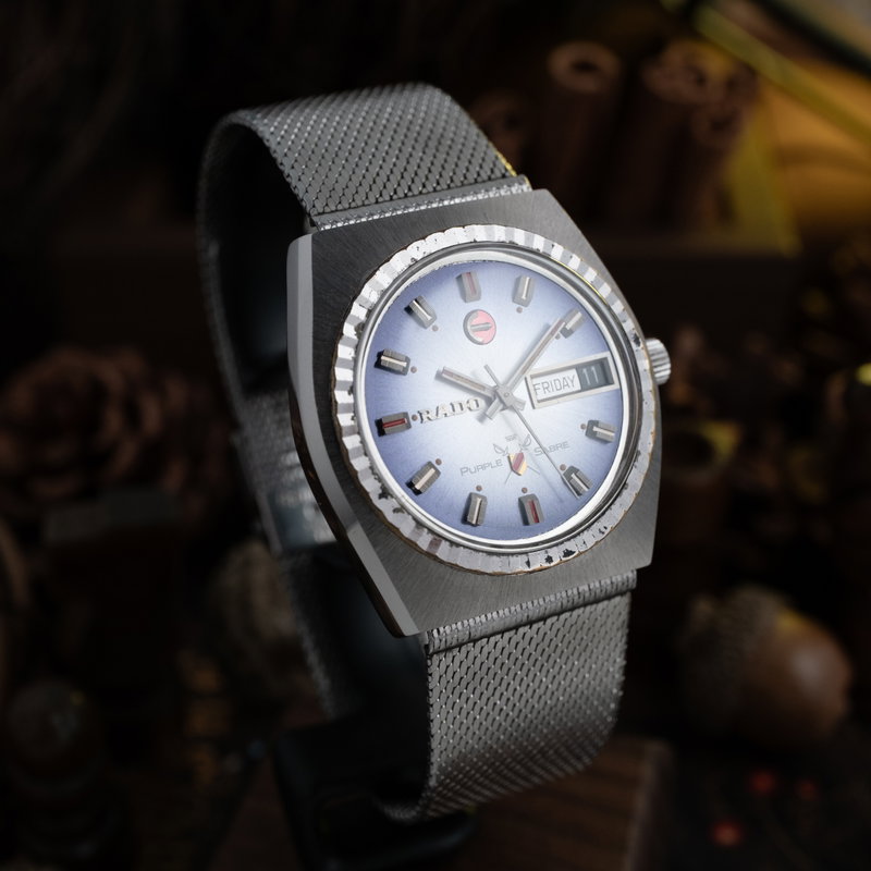 Rado Rado - Purple Sabre - No reserve price - Men - 1970-1979 vintage watch - image 5