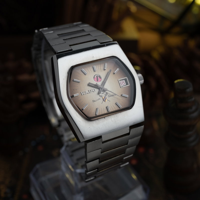 Rado Rado - Silver Sabre - Ingen mindstepris - 11640 - Mænd - 1970-1979 vintage watch - image 2