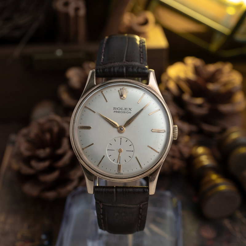 Rolex Rolex - Precision 9k Yellow Gold - No reserve price - 12868 - Men - 1950-1959 vintage watch - image 15