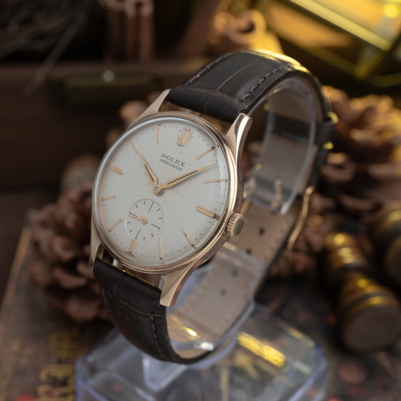 Rolex Rolex - Precision 9k Yellow Gold - No reserve price - 12868 - Men - 1950-1959 vintage watch - image 16