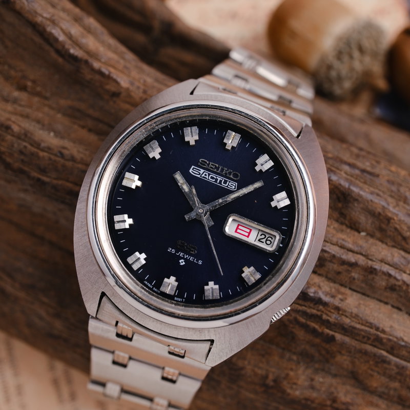 Seiko Seiko - 5 Actus SS - Senza prezzo di riserva - 6106-7600 - Uomo - 1973 vintage watch - image 5