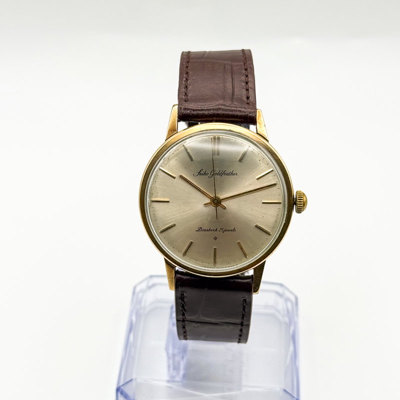 Seiko Seiko - Goldfeather "14k GOLD-FILLED" - Ingen mindstepris - J14060 - Mænd - 1962 vintage watch - image 10