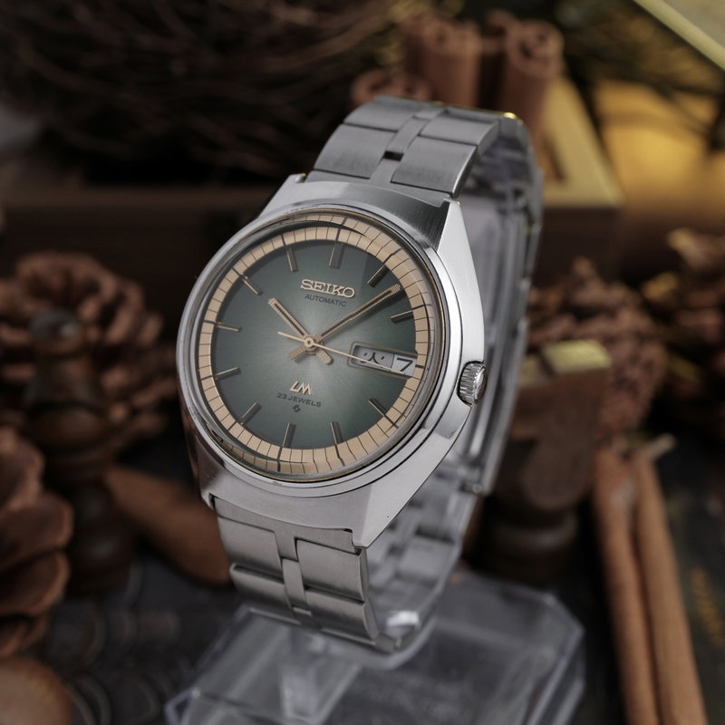 Seiko Seiko - Lord Matic Green Fumé Dial Faceted Crystal - No reserve price - Men - 1970-1979  vintage watch - image 3