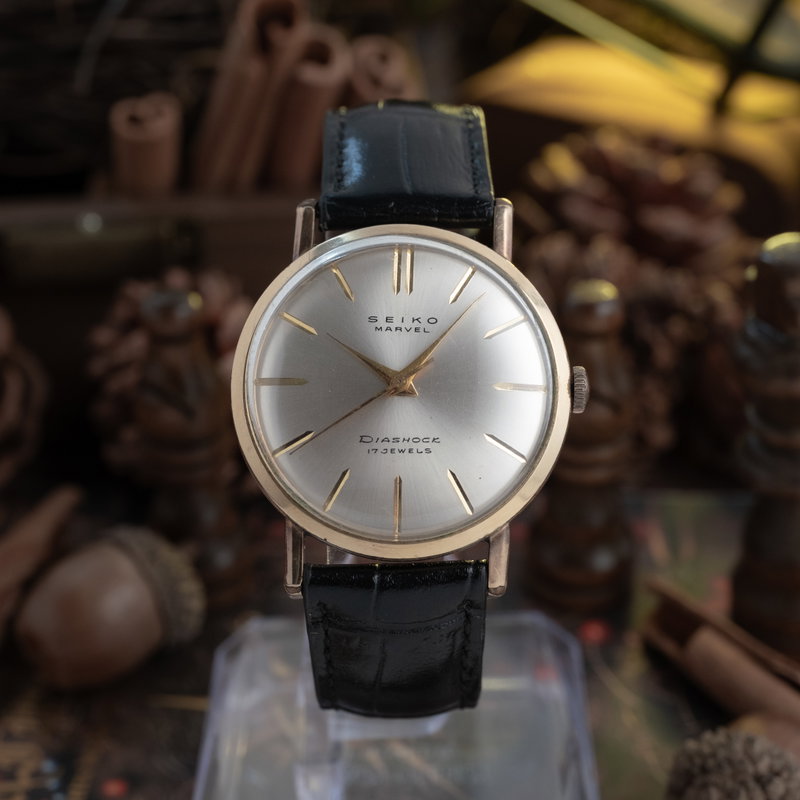 Seiko Seiko - Marvel '14K GOLD-FILLED' - No reserve price - 14022 - Men - 1950-1959  vintage watch - image 2