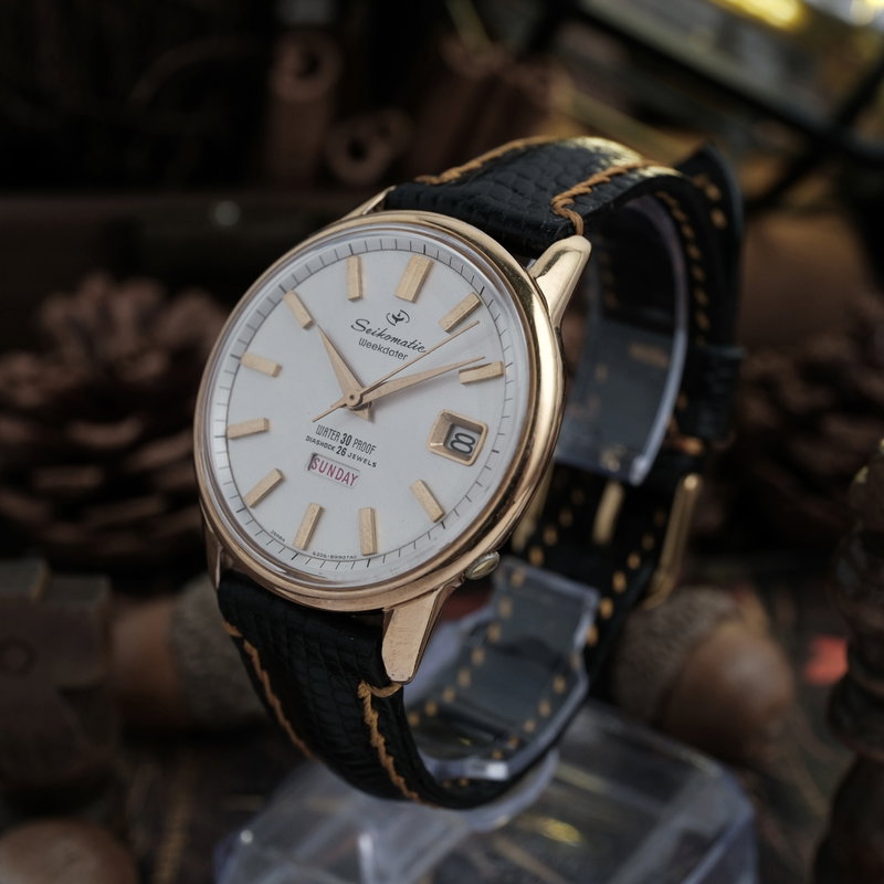 Seiko Seiko - Seikomatic Weekdater - Ingen mindstepris - 6206-8980 - Mænd - 1965 vintage watch - image 4
