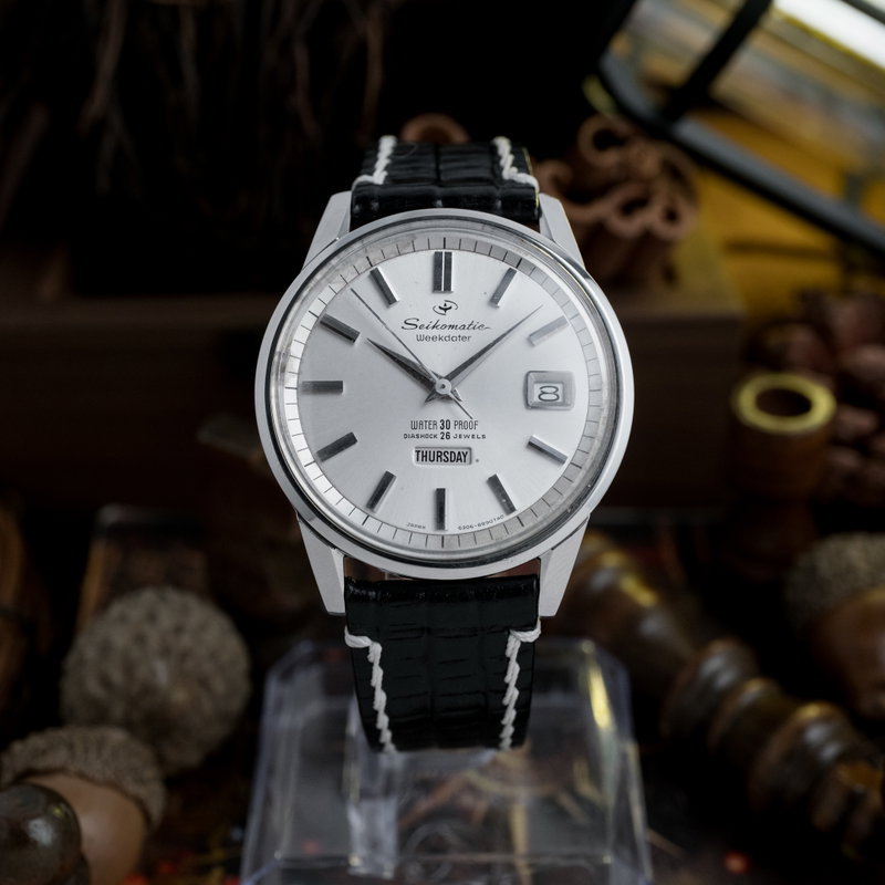 Seiko Seiko - Seikomatic Weekdater 'Serviced' - Sans prix de réserve - 6206-8990 - Homme - 1965 vintage watch - image 2