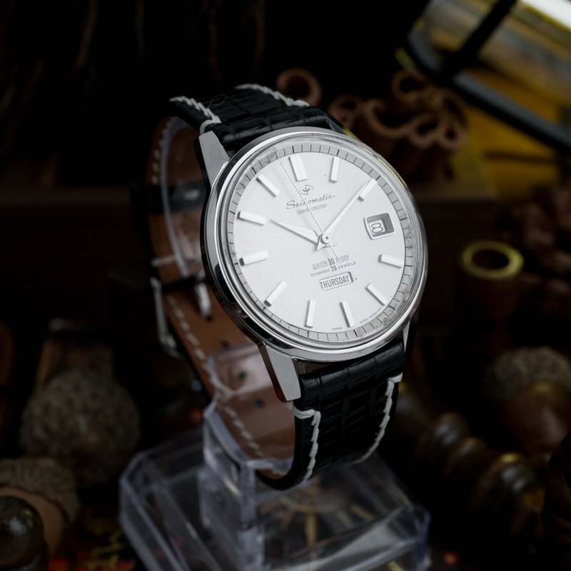 Seiko Seiko - Seikomatic Weekdater 'Serviced' - Sans prix de réserve - 6206-8990 - Homme - 1965 vintage watch - image 4