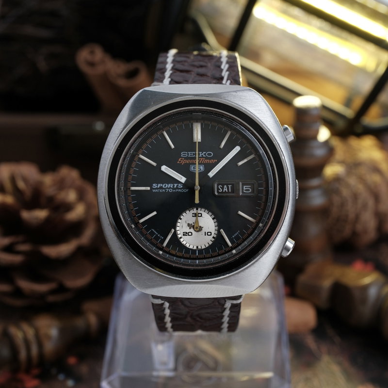 Seiko Seiko - Speedtimer Chronograph - No reserve price - 6139-8001 - Men - 1970 vintage watch - image 1