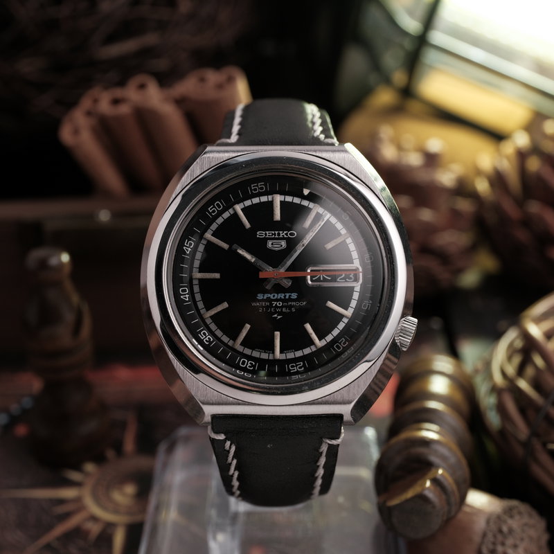 Seiko Seiko - 5 Sports - Sans prix de réserve - 7019-6010 - Homme - 1970 vintage watch - image 4