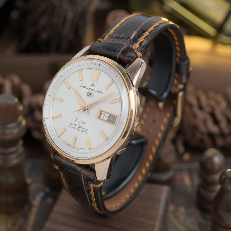 Seiko Seiko - Sportsmatic 5 Deluxe - No reserve price - 7606-7971 - Men - 1964 vintage watch - image 3