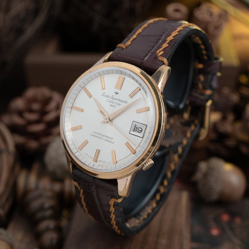 Seiko Seiko - Sportsmatic Calendar 820 - No reserve price - 6619-8090 - Men - 1966 vintage watch - image 3
