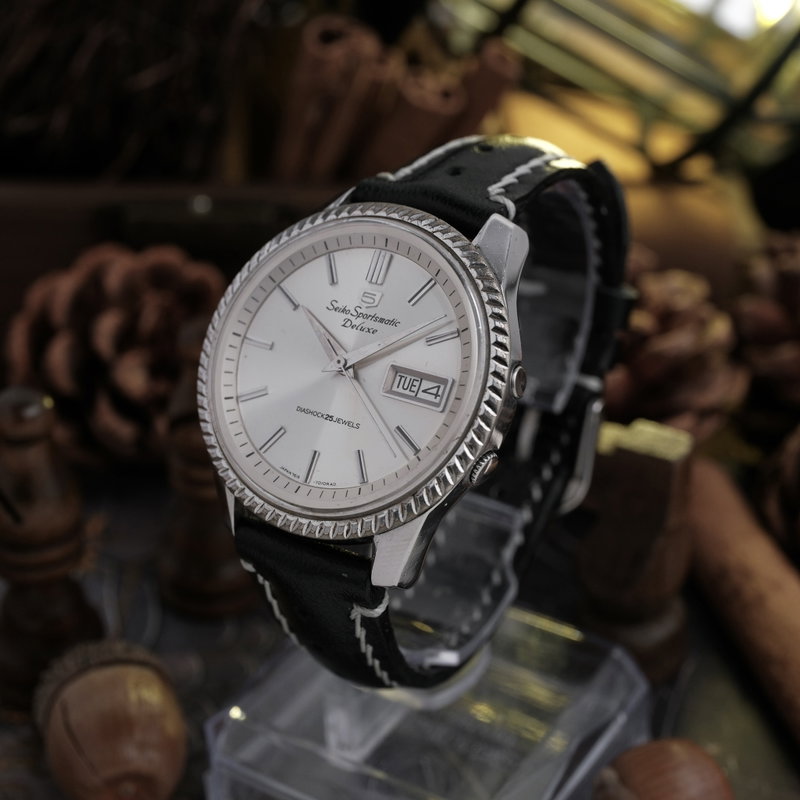 Seiko Seiko - Sportsmatic Deluxe Fluted Bezel - Ingen mindstepris - 7619-7050 - Mænd - 1965 vintage watch - image 2