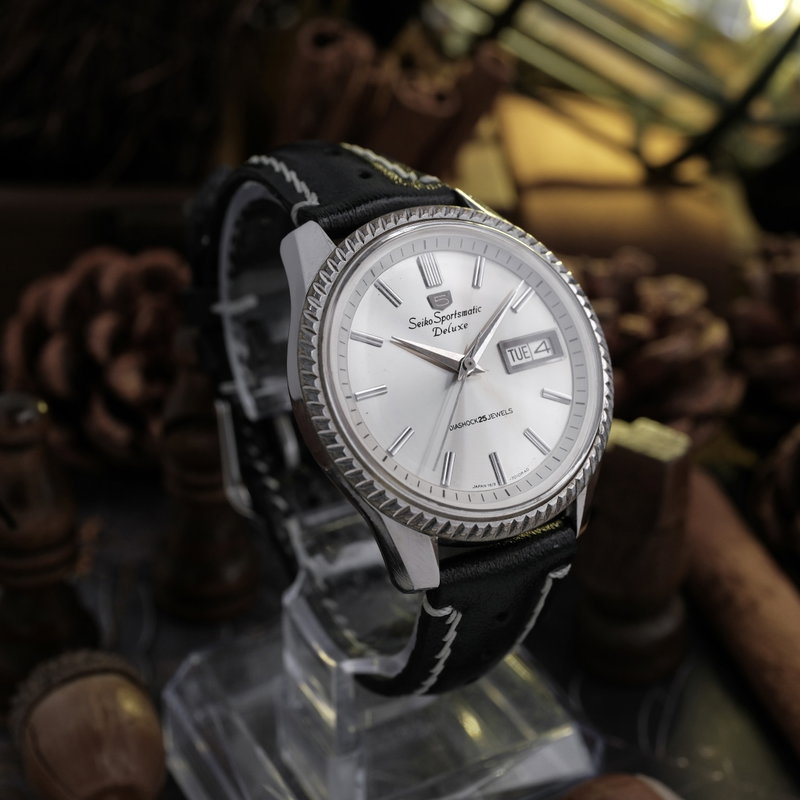 Seiko Seiko - Sportsmatic Deluxe Fluted Bezel - Ingen mindstepris - 7619-7050 - Mænd - 1965 vintage watch - image 7