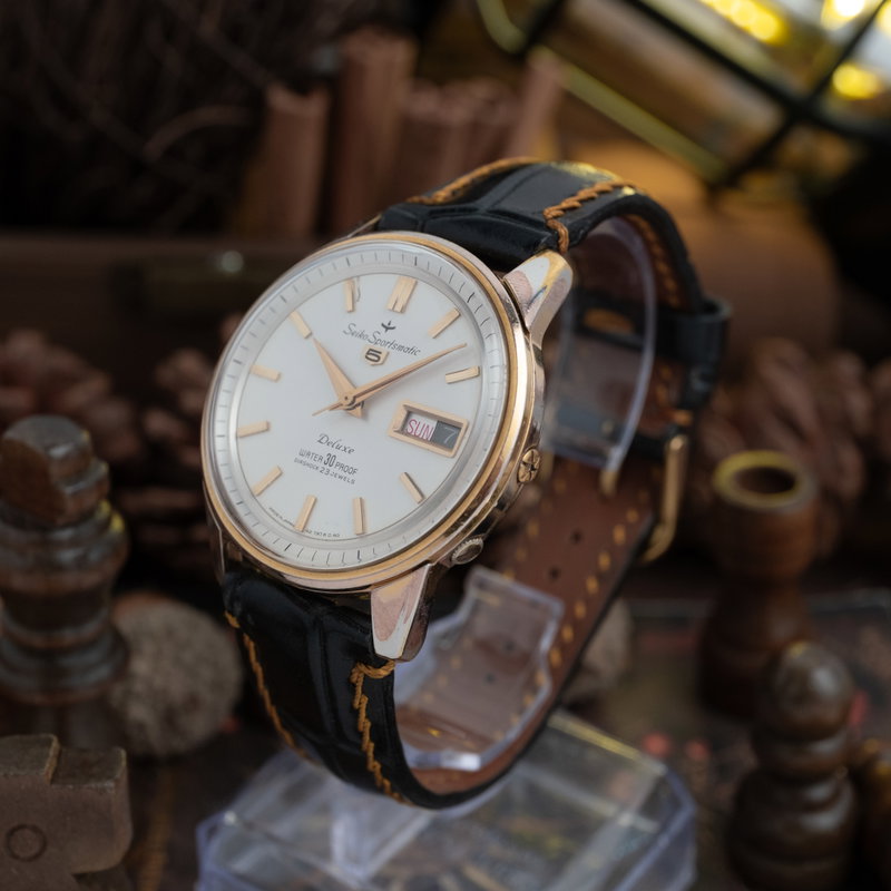 Seiko Seiko - Sportsmatic Deluxe 5 - No reserve price - 4705584 - Men - 1964 vintage watch - image 3
