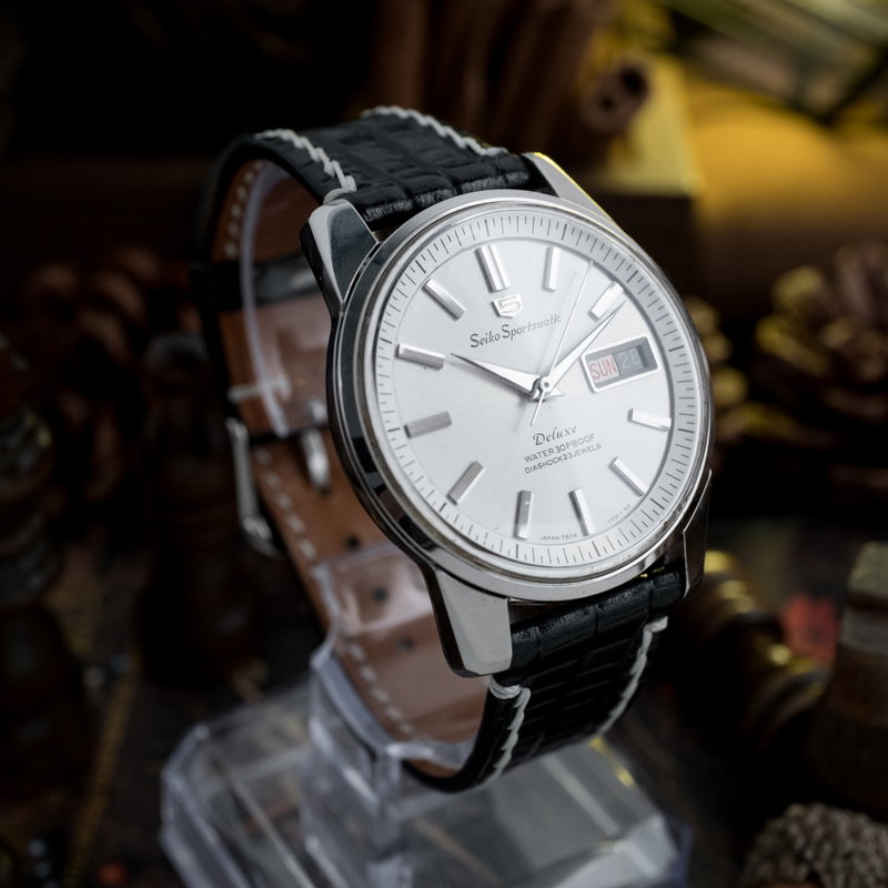 Seiko Seiko - Sportsmatic Deluxe - No reserve price - 7606-7992 - Men - 1965 vintage watch - image 4