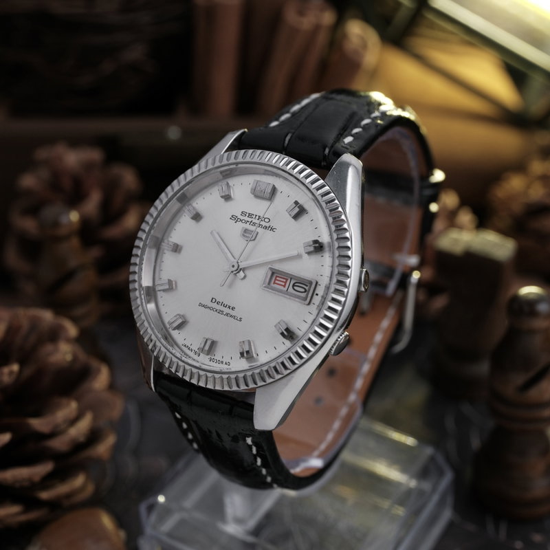 Seiko Seiko - Sportsmatic Deluxe Fluted Bezel - Ingen mindstepris - 7619-9070 - Mænd - 1967 vintage watch - image 3