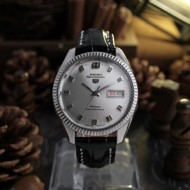 Seiko Seiko - Sportsmatic Deluxe Fluted Bezel - Ingen mindstepris - 7619-9070 - Mænd - 1967 vintage watch - image 1