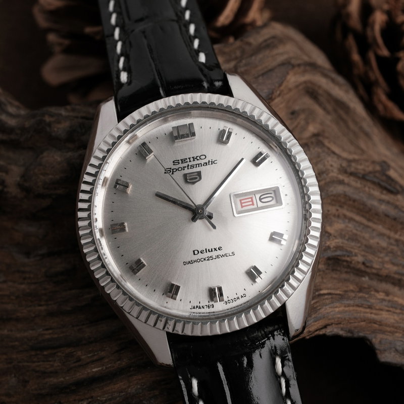 Seiko Seiko - Sportsmatic Deluxe Fluted Bezel - Ingen mindstepris - 7619-9070 - Mænd - 1967 vintage watch - image 2